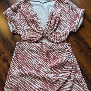 Miou Muse Linen Top and Skort Set